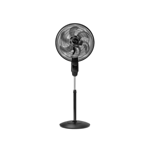VENTILADOR MALLORY CHRONOS 40CM 6 PAS COM AJUSTE DE INCLINACAO C/CONTROLE PRETO/GRAFITE 127V