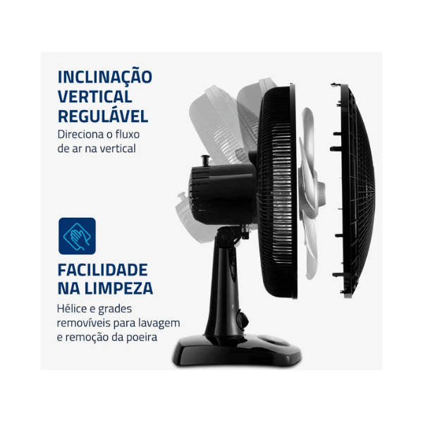 VENTILADOR DE MESA MONDIAL SUPER POWER VSP30-W 220V