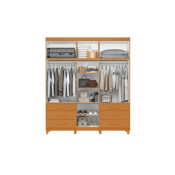 GUARDA ROUPA TRITON PLUS CINAMOMO ALBATROZ