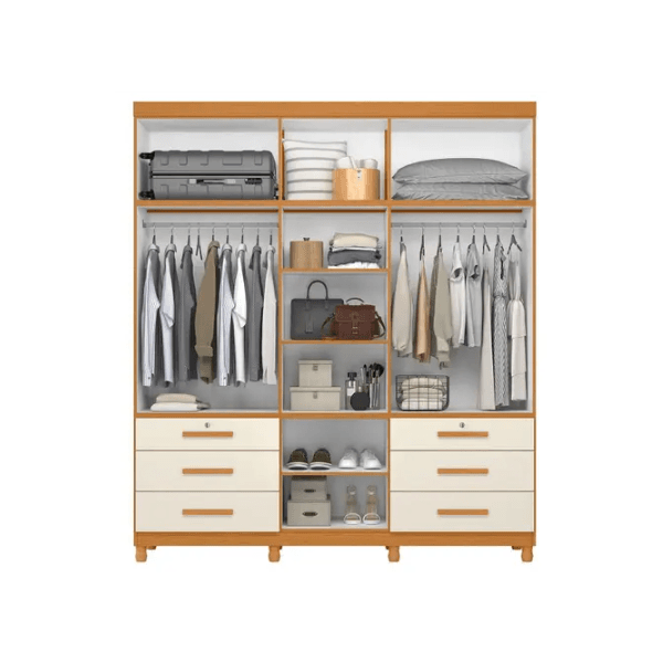 GUARDA ROUPA TRITON PLUS CINAMOMO OF WHITE ALBATROZ