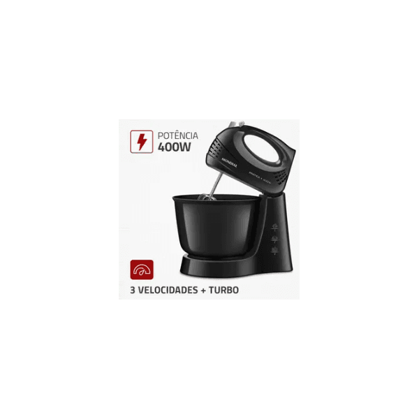 BATEDEIRA MONDIAL PRÁTICA B-44-B 3,6L PRETA 400W 220V