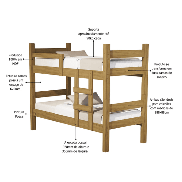 BELICHE LETÍCIA NATURE – MADEC MÓVEIS