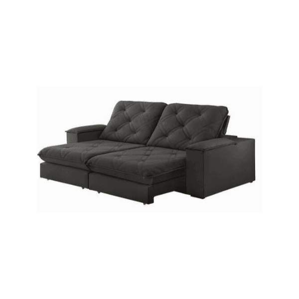 SOFA RET. CUIABÁ 2,50 PILLOW 20CM TEC EXTRA 330 GRAFITE TEIXEIRA