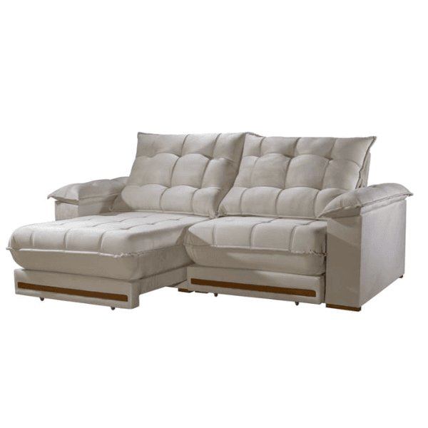 SOFA RET. BARCELONA 2,50 PILLOW 30CM TEC EXTRA 333 BEGE TEIXEIRA