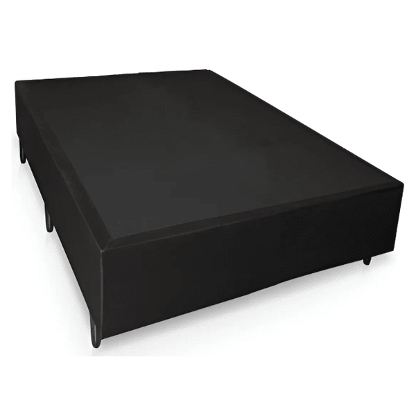 BASE BOX CASAL SOMMIER JACQUARD 1,88X1,38 PRETO - HELLEN