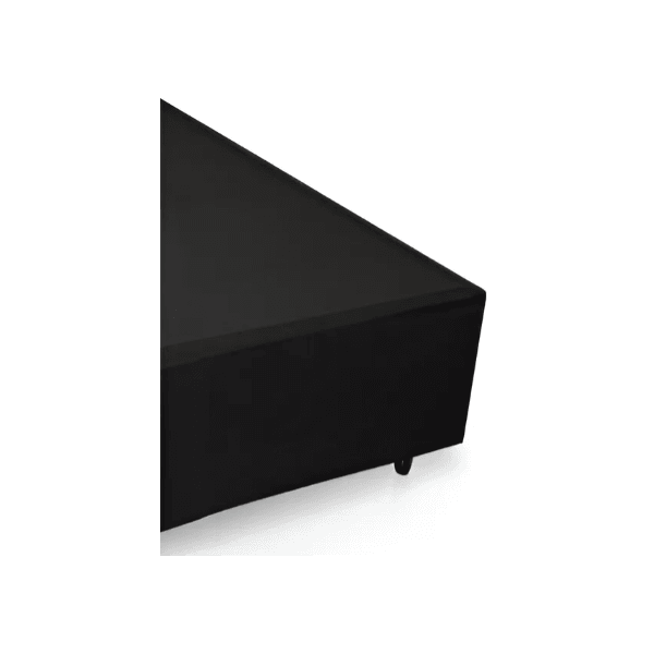 BASE BOX CASAL SOMMIER JACQUARD 1,88X1,38 PRETO - HELLEN
