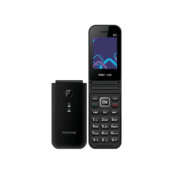 CELULAR POSITIVO FLIP P51 4G PRETO