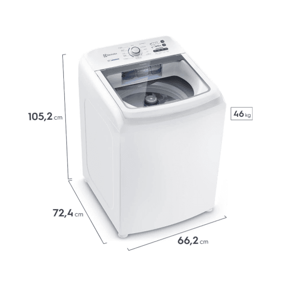MÁQUINA DE LAVAR COLORMAQ LCA 14KG BRANCO 127V 
