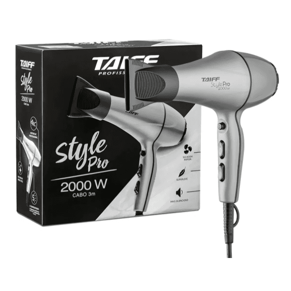 SECADOR DE CABELO TAIFF STYLE PRO 2000W 127V