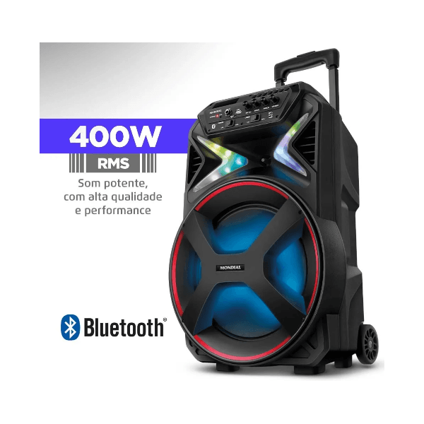 CAIXA DE SOM MONDIAL AMPLIFICADA CM-400 400W