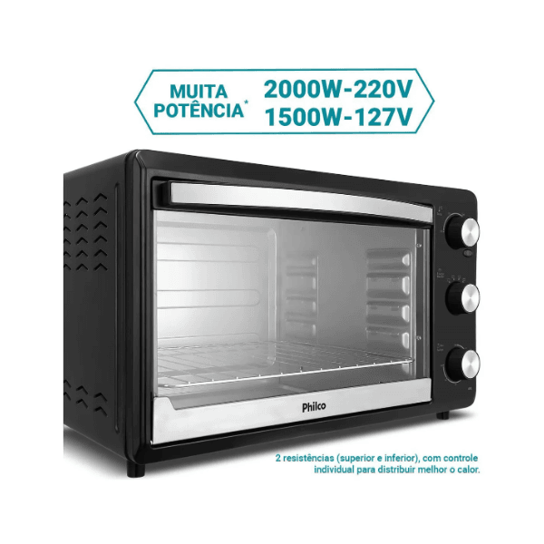 FORNO ELÉTRICO PHILCO PFE44P 44L 127V