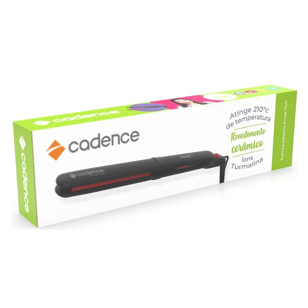 CHAPINHA/PRANCHA ALISADORA CADENCE ROUGE STYLE PAC280 CERÂMICA BIVOLT