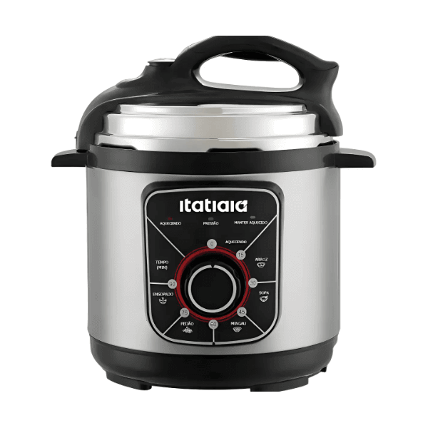 PANELA DE PRESSÃO ELÉTRICA ITATIAIA ESSENCIAL PPESS2003 5L 900W PRETA 220V