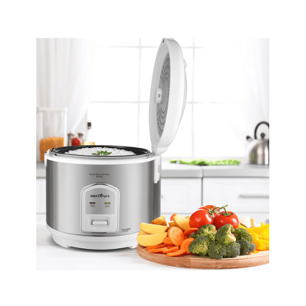 PANELA DE ARROZ BRITÂNIA BPA5BI 5 XICARAS, BRANCO 127V