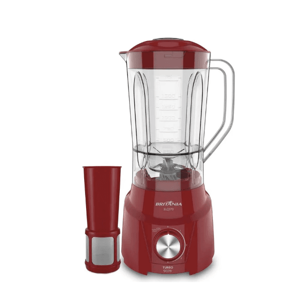 LIQUIDIFICADOR BRITANIA BLQ970 TURBO VERMELHO 220V