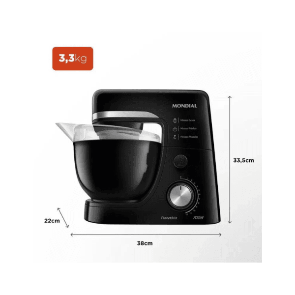 BATEDEIRA MONDIAL PLANETÁRIA PREMIUM 700W BP-03 220V