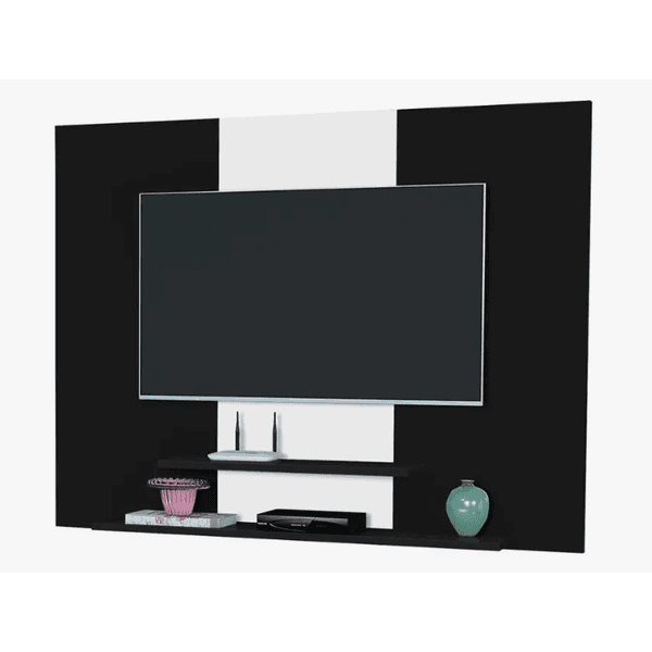 PAINEL TOPAZIO 1,20M PRETO / BRANCO MOVEIS SÃO MIGUEL