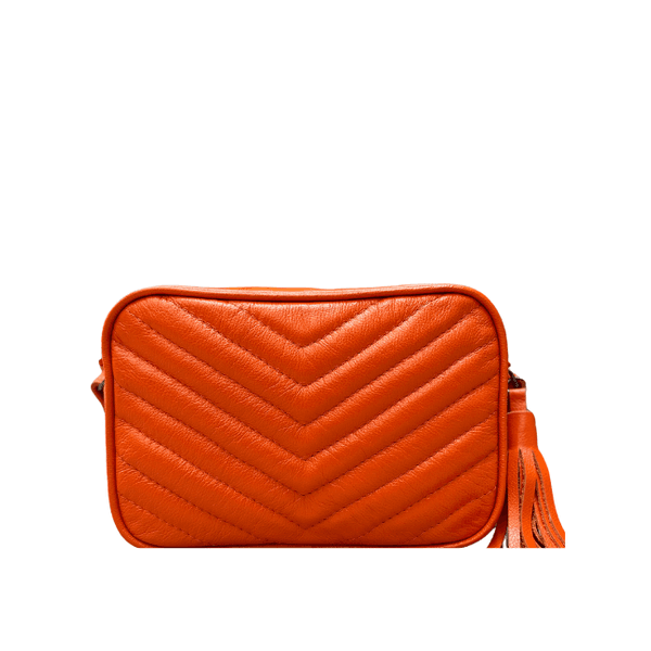 Bolsa Anna Couro Laranja