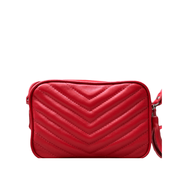 Bolsa Anna Couro Vermelho