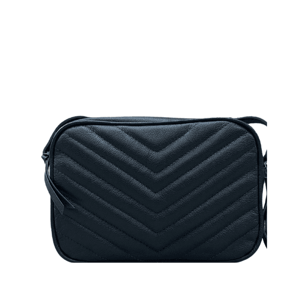 Bolsa Anna Couro Azul Marinho