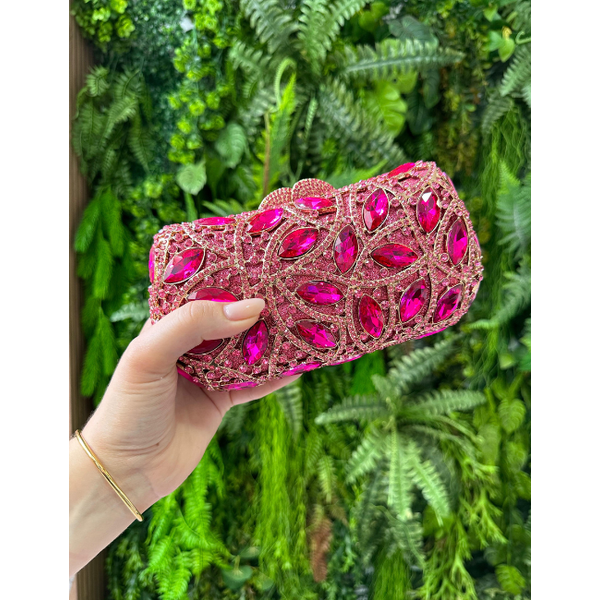 Clutch Charlotte Luxo Pink