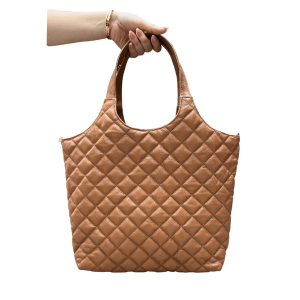 Bolsa Giorgia em Couro Caramelo