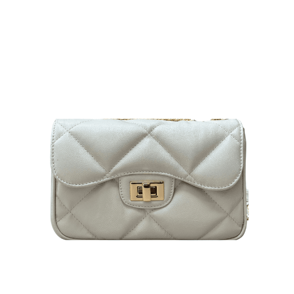 Bolsa Luiza Couro Off White