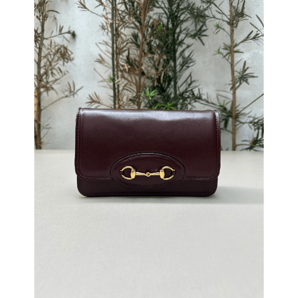 Bolsa Luna Couro Pinhão