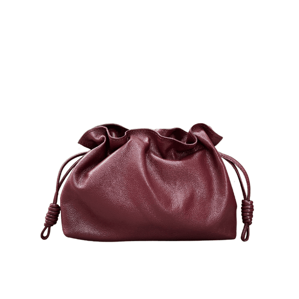 Bolsa Pietra Pequena Couro Cabernet