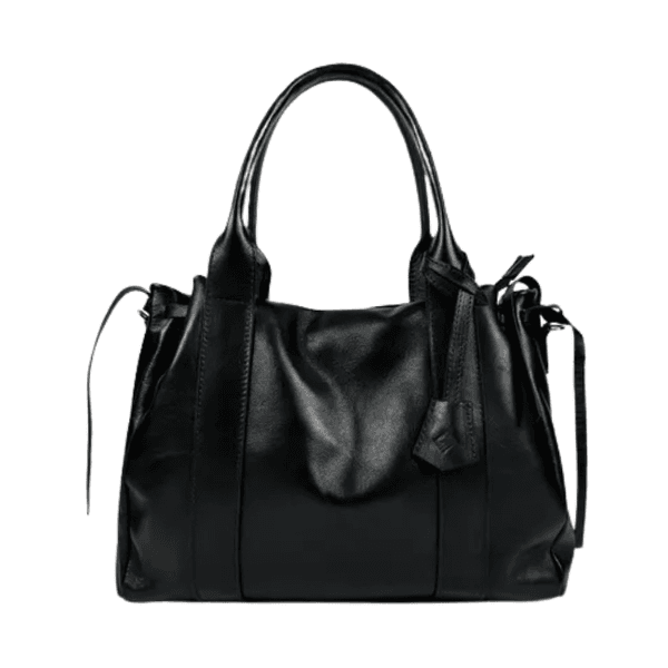 Bolsa Rose Couro Preto 