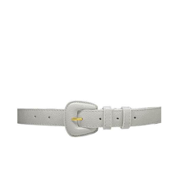 Cinto de Couro Ferrara Off White