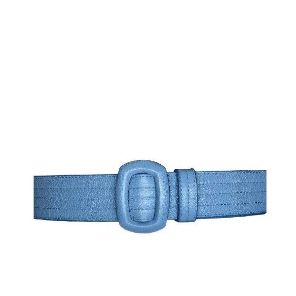 Cinto Spazio Couro Azul Glacial 