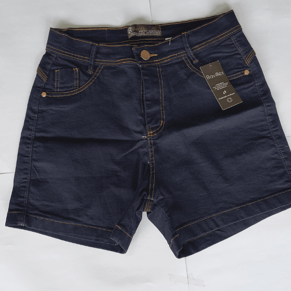 Shorts Feminino - Jeans Escuro Curto