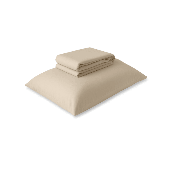 Kit Lençol Solteiro King Fendi + Fronha - Exclusiva Malha Novo Toque 100% Algodão - Super Penteada