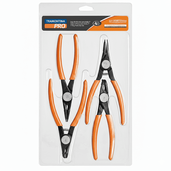 Jogo de Alicate para Aneis Interno e Externo 44011504 Tramontina Pro