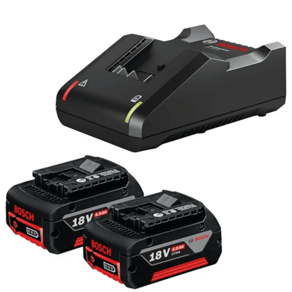 Kit 2 Baterias 4 Ampère com Carregador AL18V-40 18 Volts 1600A02RM8 Bosch