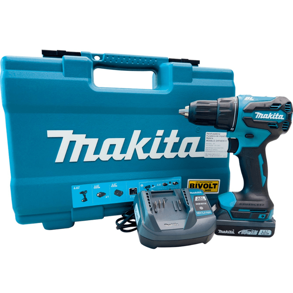 Parafusadeira/Furadeira de Impacto com 1 Bateria18V DHP490WVX1 Makita