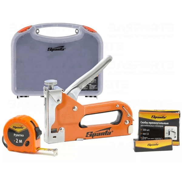 Grampeador de Pressão e Trena 2m com Grampos 6 - 14mm 4200355 Sparta