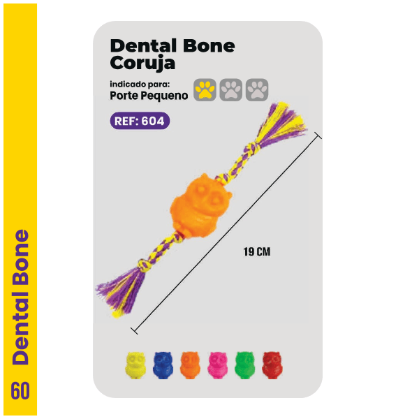 Dental Bone Coruja - Big Bull Pet 