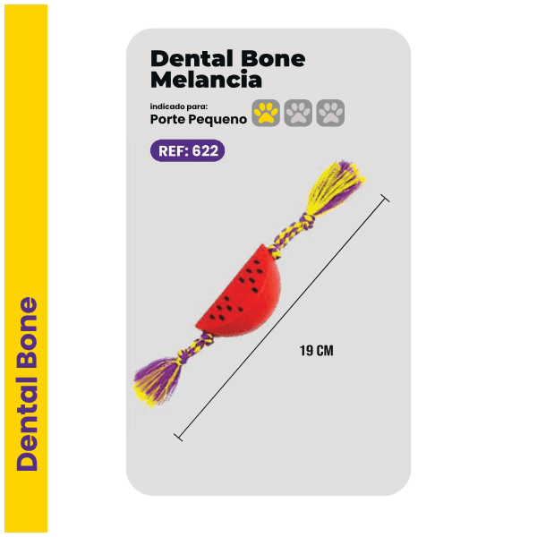 Dental Bone Melancia - Big Bull Pet 