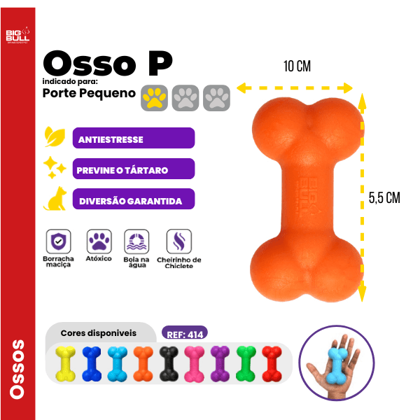 Ossinho Porte Pequeno - Big Bull Pet