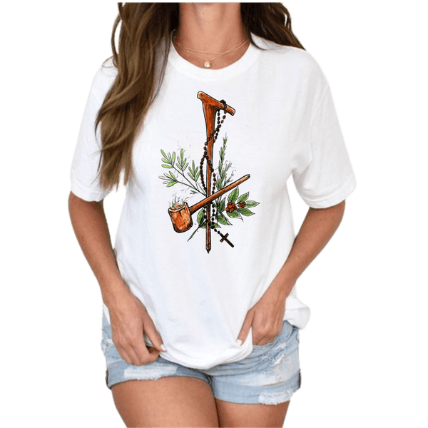 Camiseta estampada Preto Velho