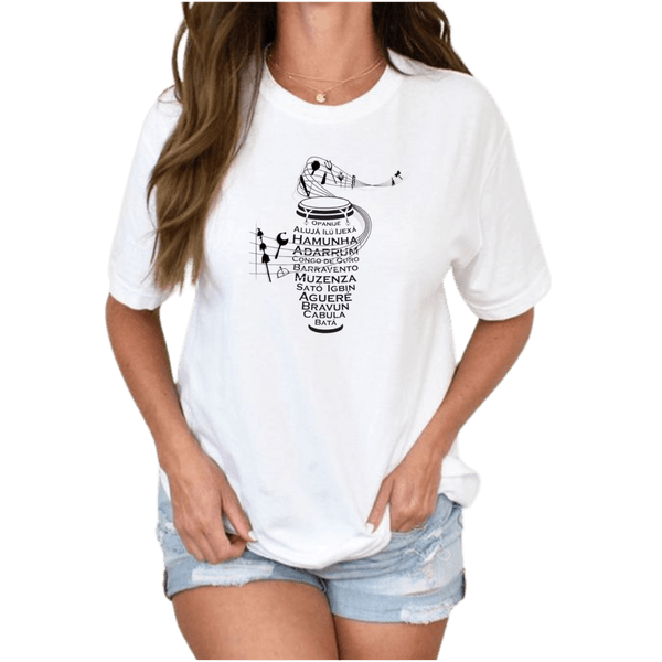 Camiseta estampada Atabaque 