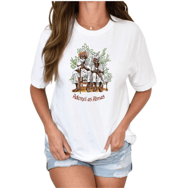 Camiseta estampada Preto Velho 