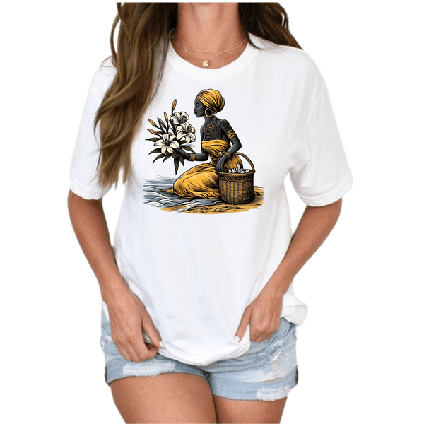 Camiseta estampada Oxum