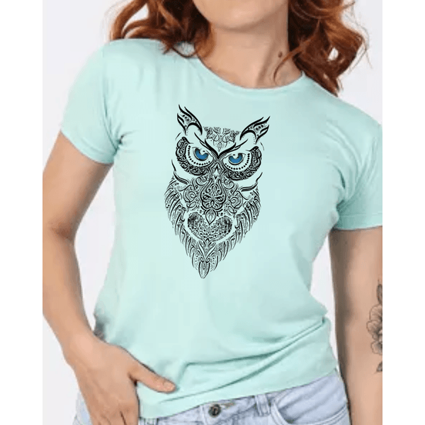 Camiseta estampada Coruja 