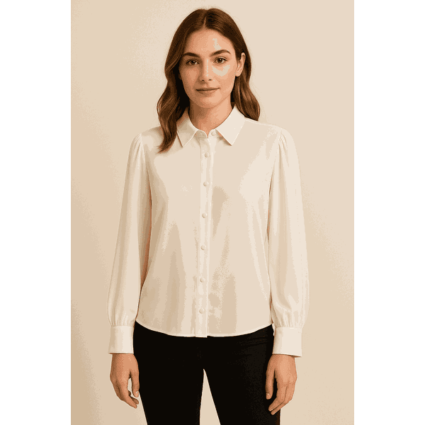 camisa feminina branca