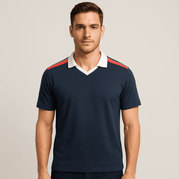 camiseta Polo Navy Premium