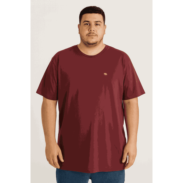camiseta biogás vinho 