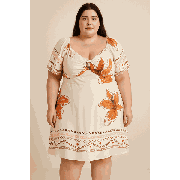 Vestido Flor de Outono PS